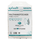 Axisoft Falthandtücher, 2-lagig, ZZ-Falz - (4000 Blatt)